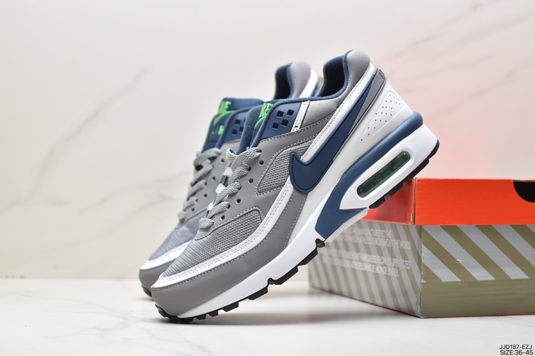 耐克Nike Air Max BW OG Persian Violet经典拼接休闲运动跑步鞋 DJ9648-200