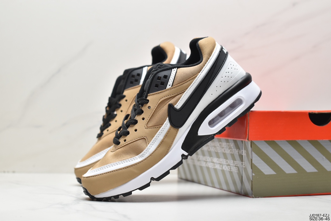 耐克Nike Air Max BW OG Persian Violet经典拼接休闲运动跑步鞋 DJ9648-200