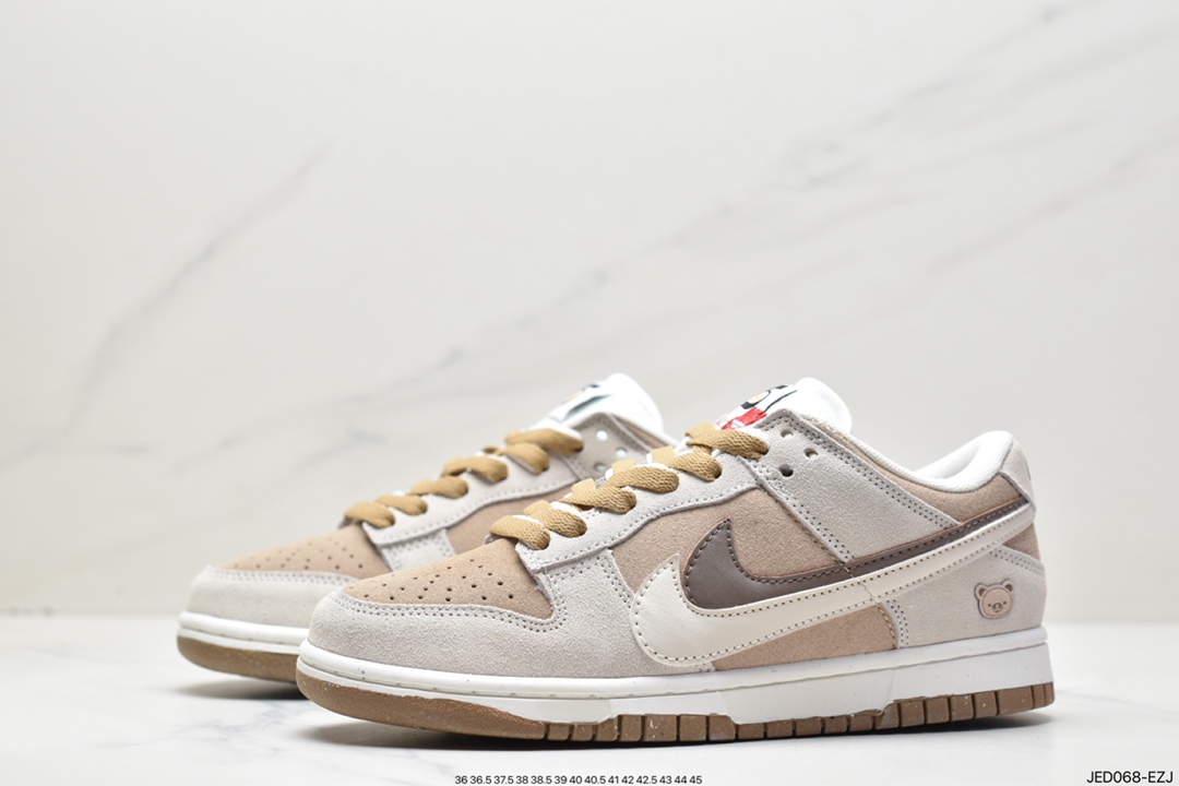 SB Dunk Low SE”85 Double Swoosh/Grey/Brown Bear”扣篮系列低帮DO9457-100