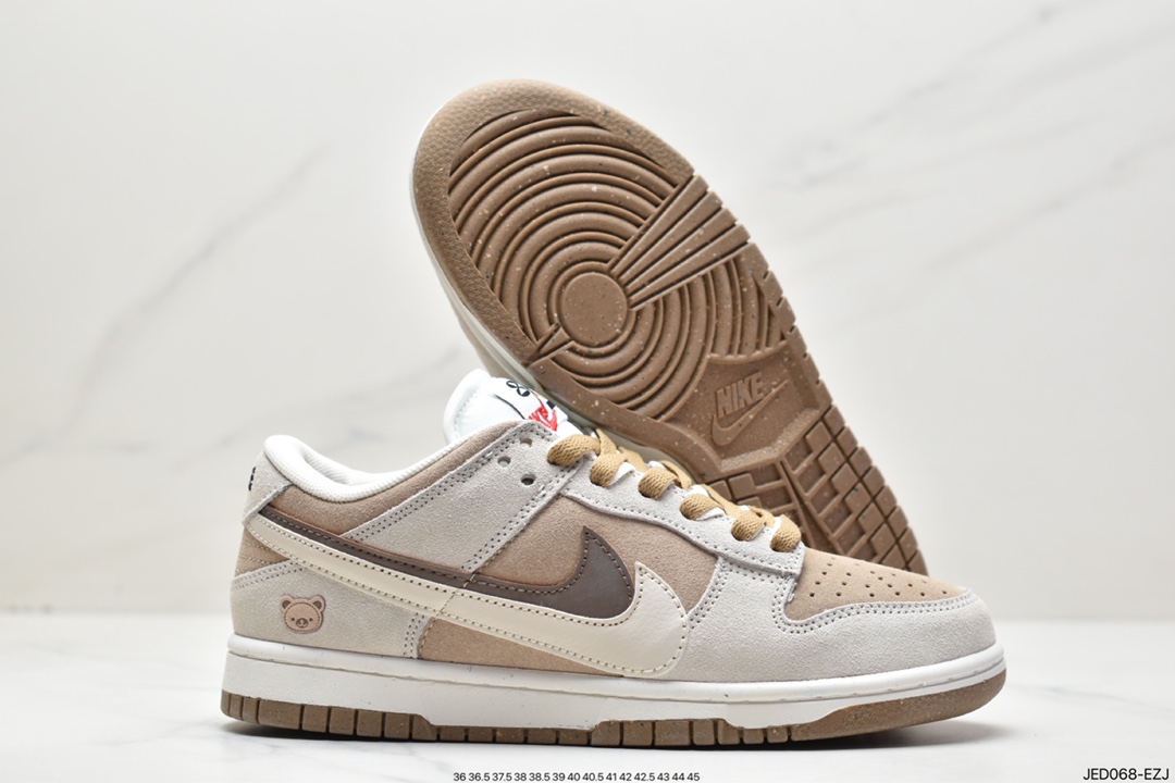 SB Dunk Low SE”85 Double Swoosh/Grey/Brown Bear”扣篮系列低帮DO9457-100