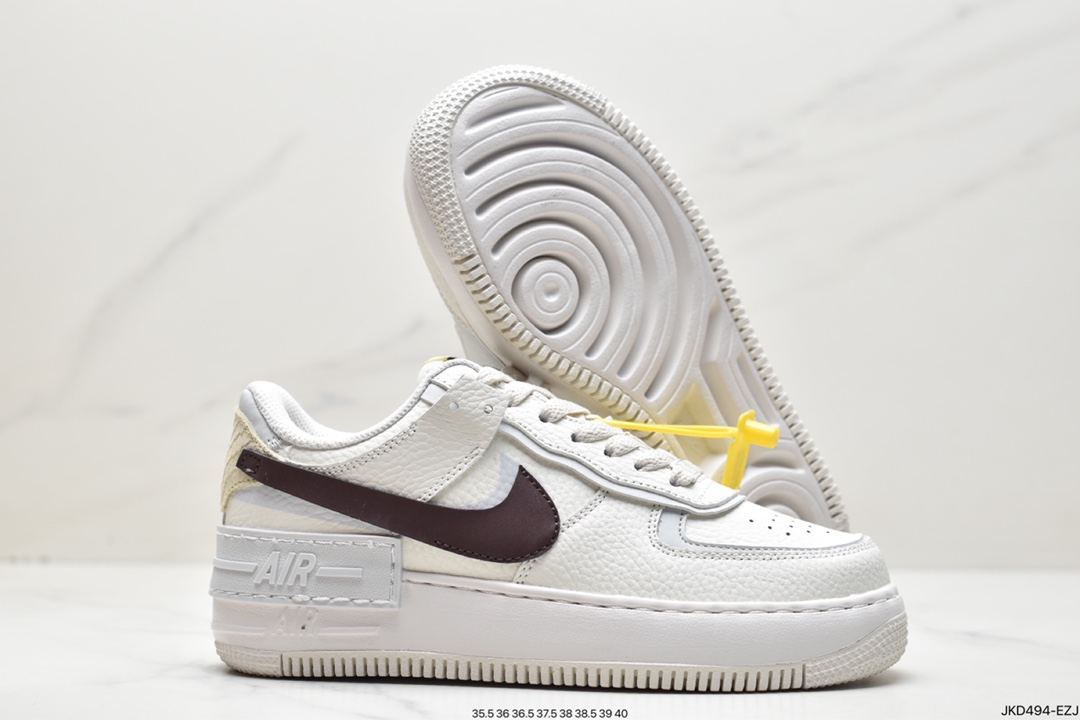 160 Nike WMNS Air Force 1 Shadow 马卡龙军空一号FD0804-100