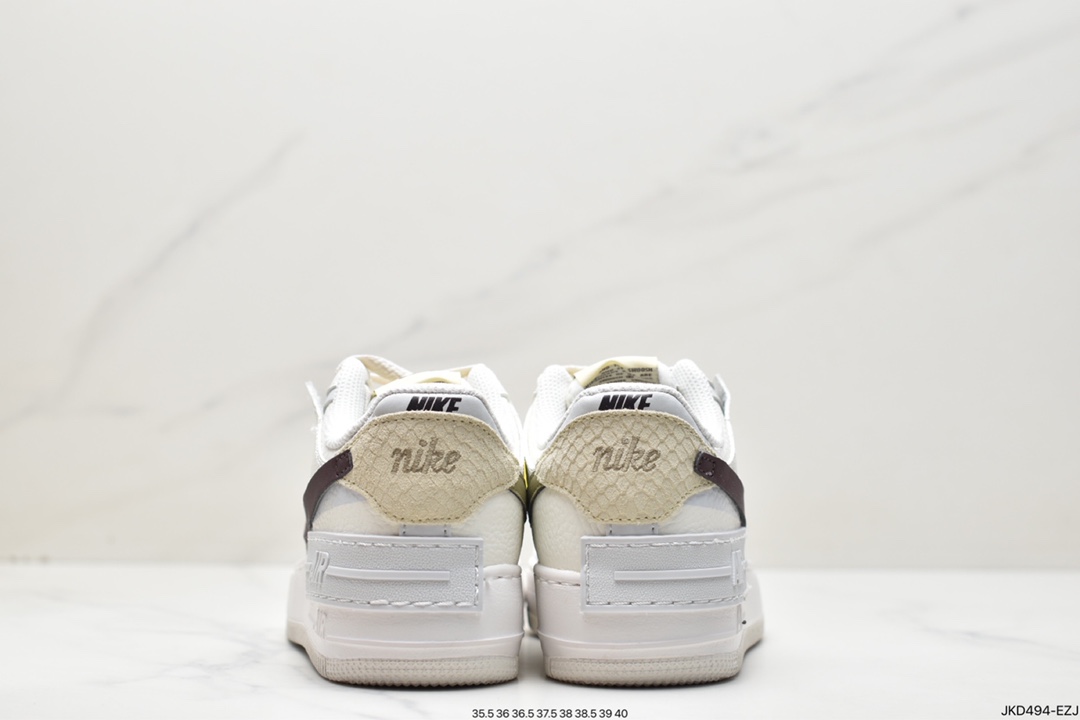 160 Nike WMNS Air Force 1 Shadow 马卡龙军空一号FD0804-100