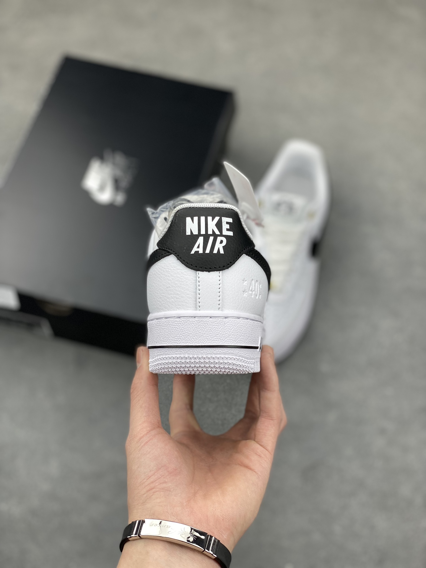 Nike Air Force 1 '07 "Malachite" White/Black Leather Sneakers 5 i1679336967 8439 3