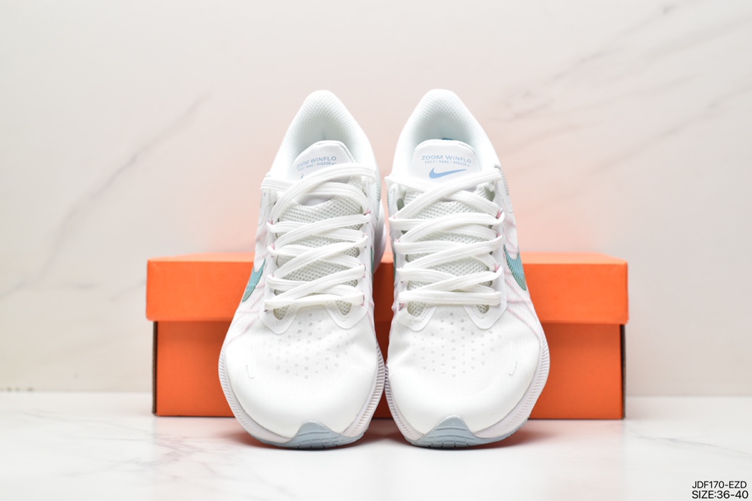 125 耐克Nike Zoom WINFLO 8代缓震大底飞线贾卡轻质透气休闲运动跑步鞋CW3419-401