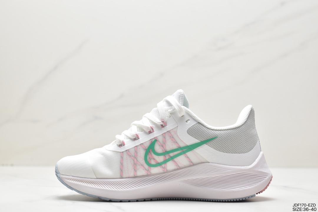 125 耐克Nike Zoom WINFLO 8代缓震大底飞线贾卡轻质透气休闲运动跑步鞋CW3419-401