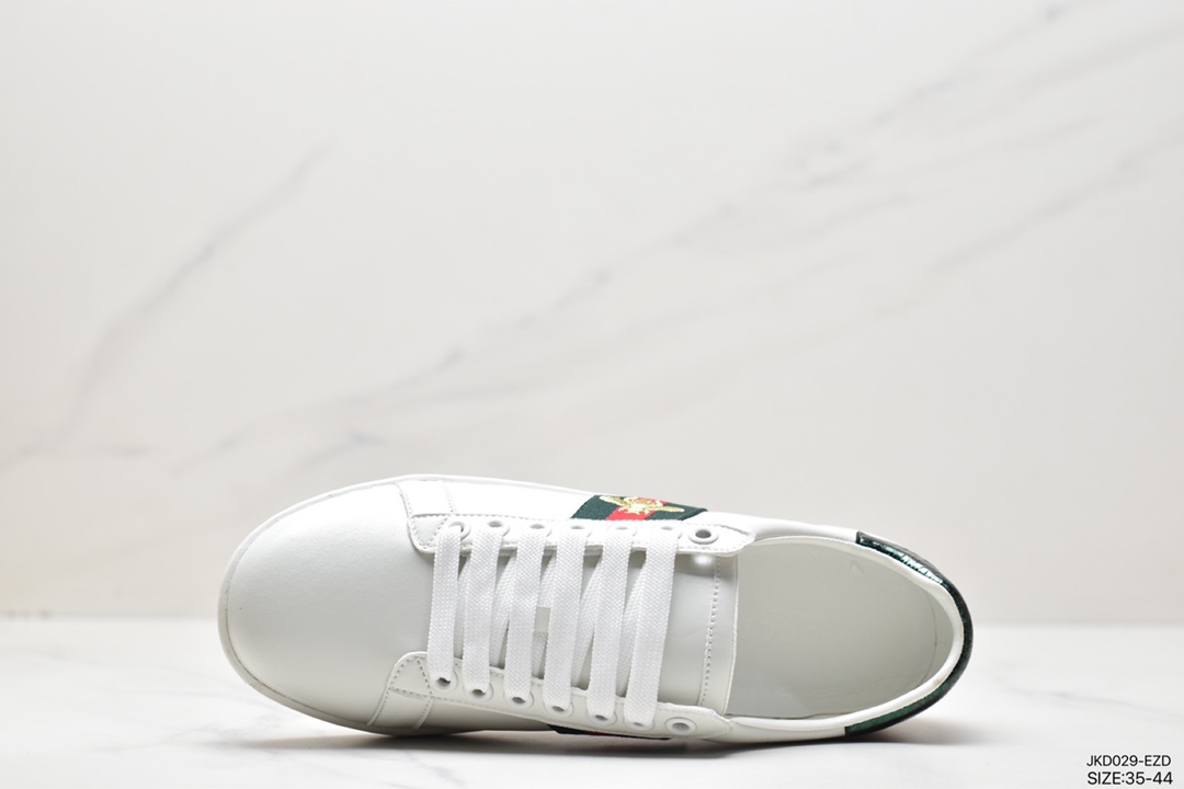 Gucci Little Bee classic white shoes are an unstoppable hot seller every year and the gold embroidered Little Bee shoes are unstoppable