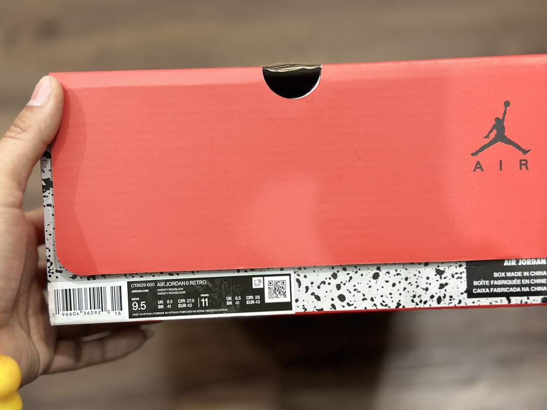 ir Jordan 6 AJ6 “中国红” CT8529-600