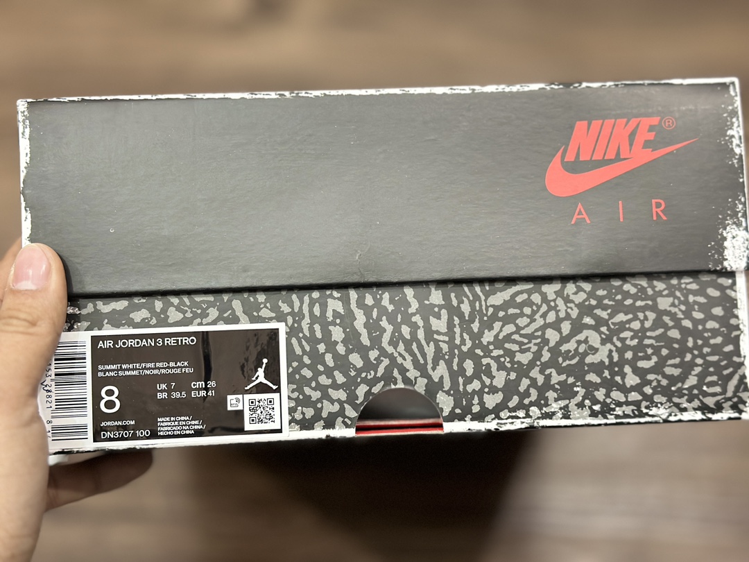 Jordan 3 AJ3 “做旧 白水泥” DN3707-100