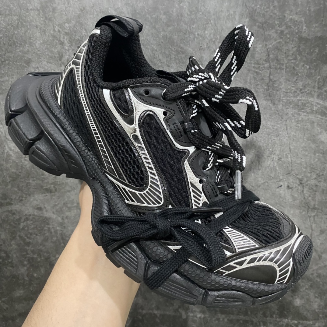 XA version BALENCIAGA 3XL Sneake tenth generation mesh lace-up low-top catwalk retro dad shoes