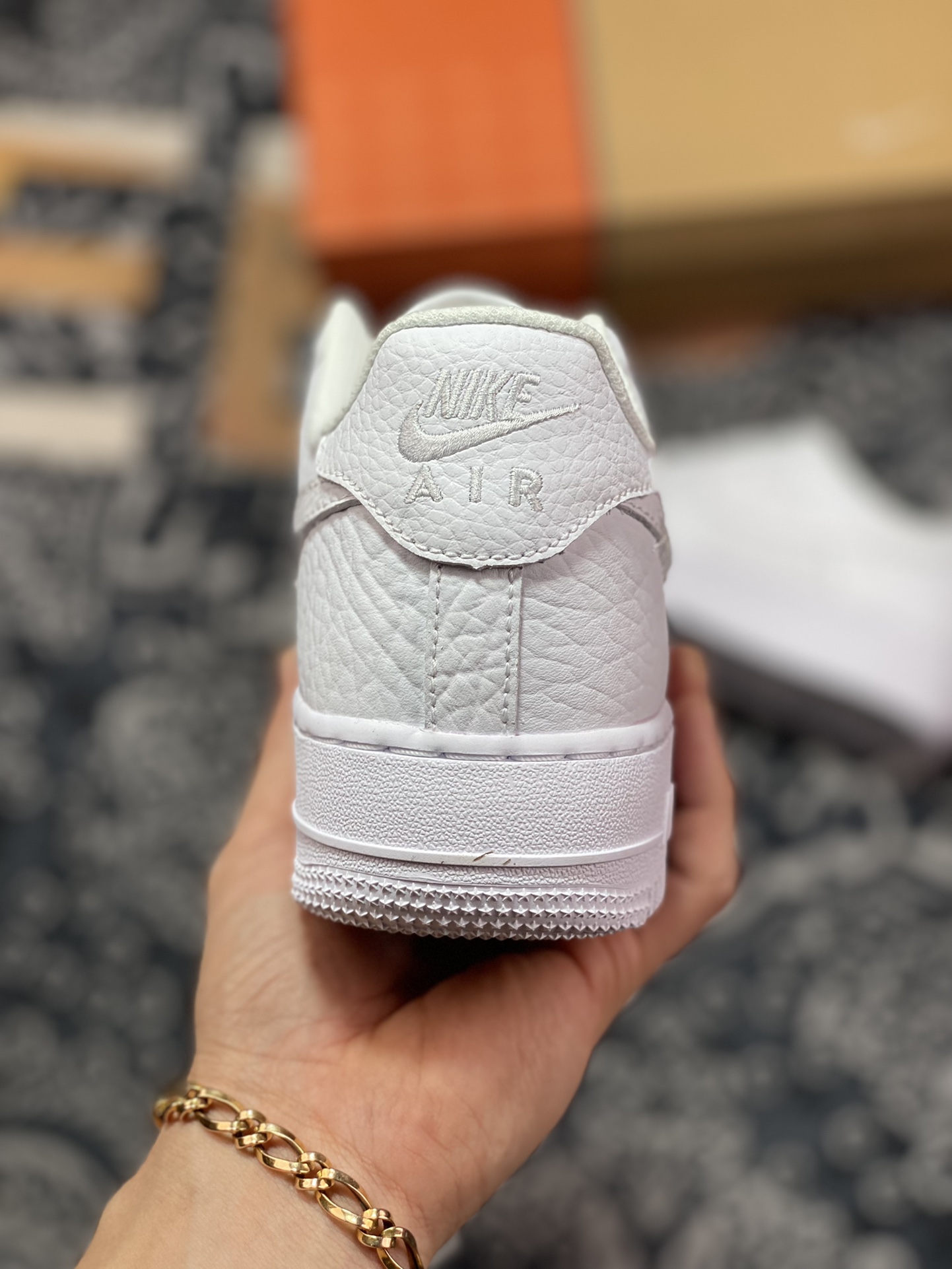 220 Nike Air Force 1’07 Low Retro”Color of the Month”“周年版全白大象纹缝线”DZ4711-100