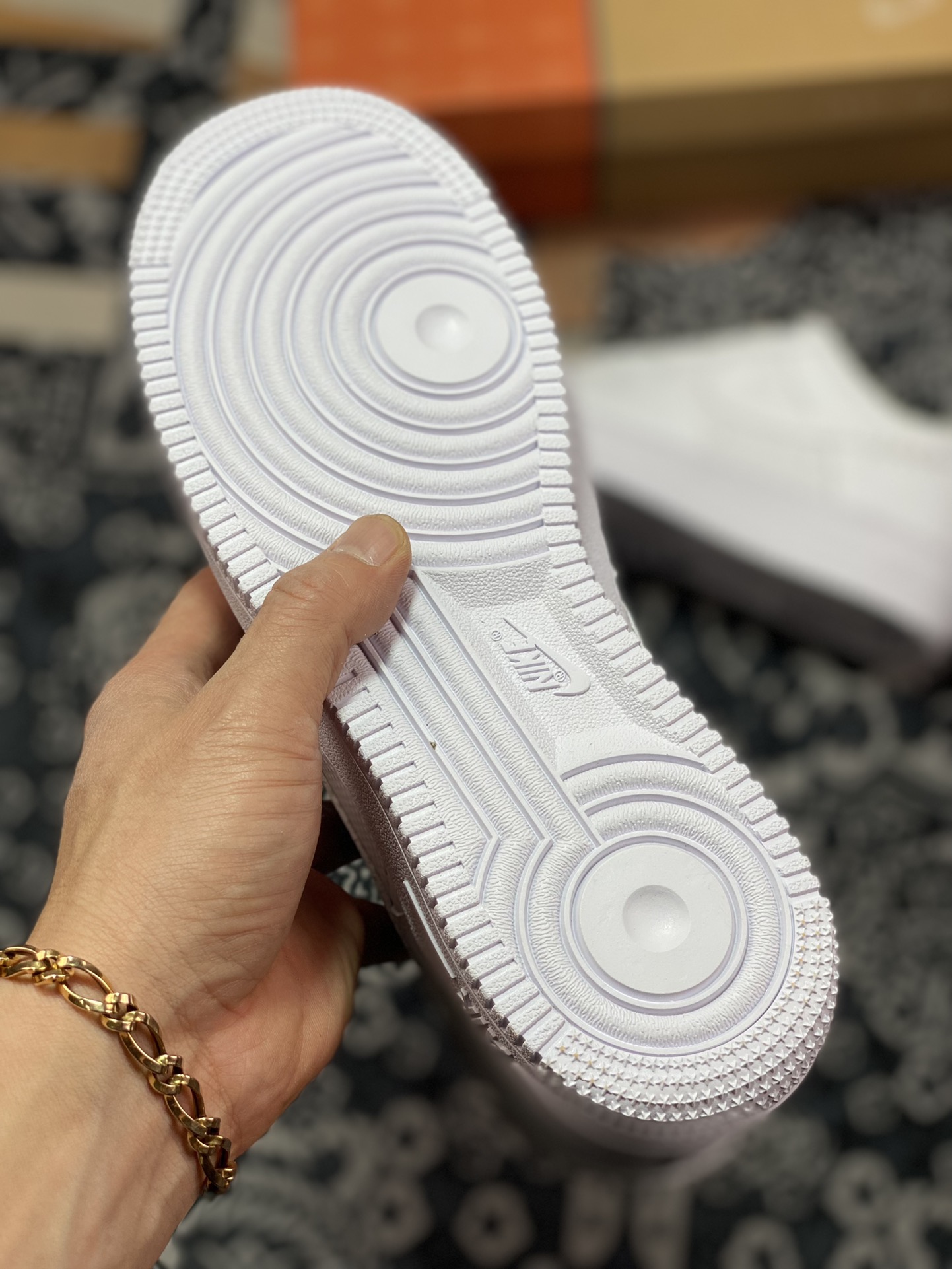 220 Nike Air Force 1’07 Low Retro”Color of the Month”“周年版全白大象纹缝线”DZ4711-100