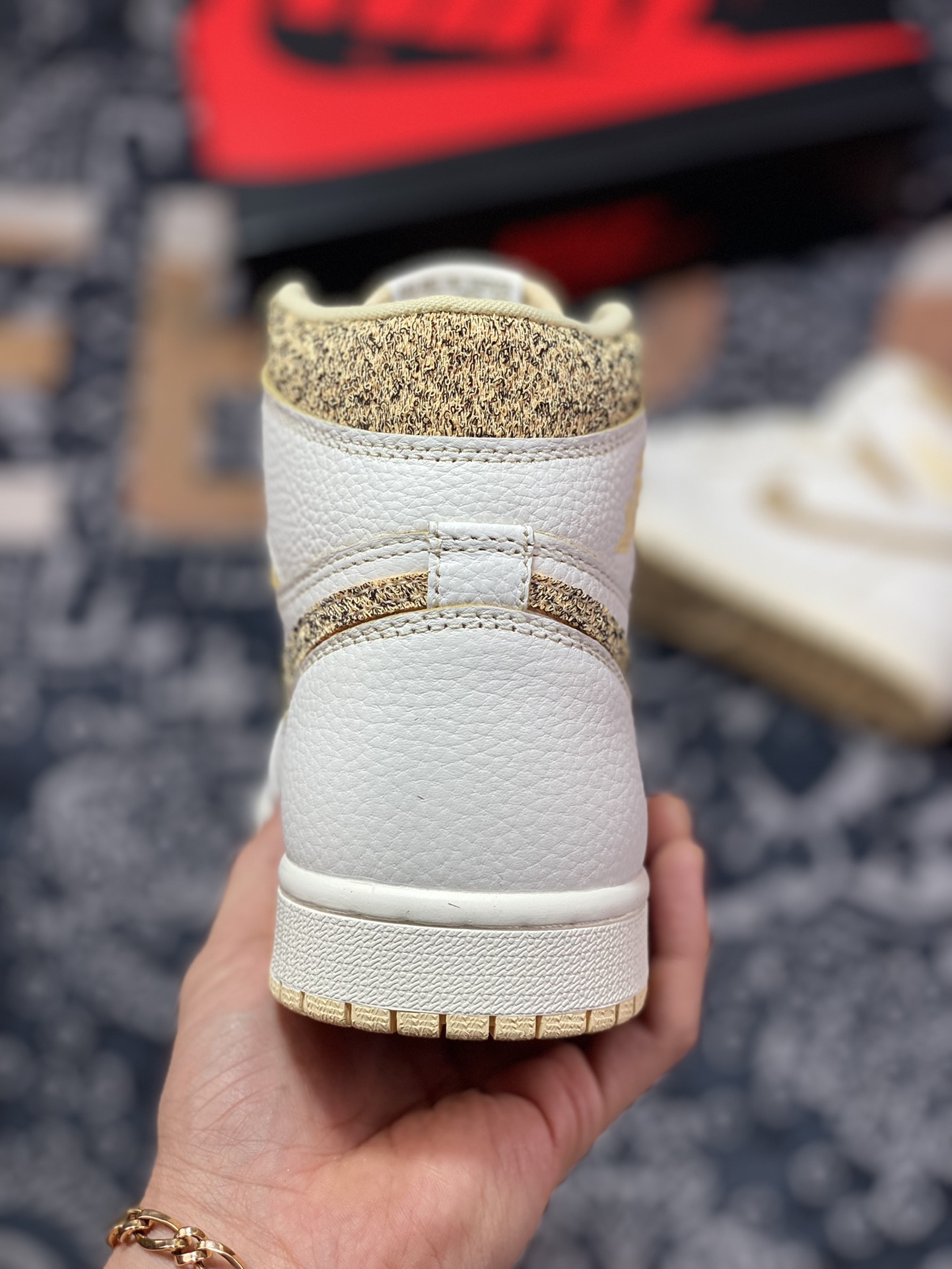 260 Air Jordan 1 Retro High OG Craft”Vibrations of Naija”AJ1代经典“白奶黄斑驳小香风”FD8631-100