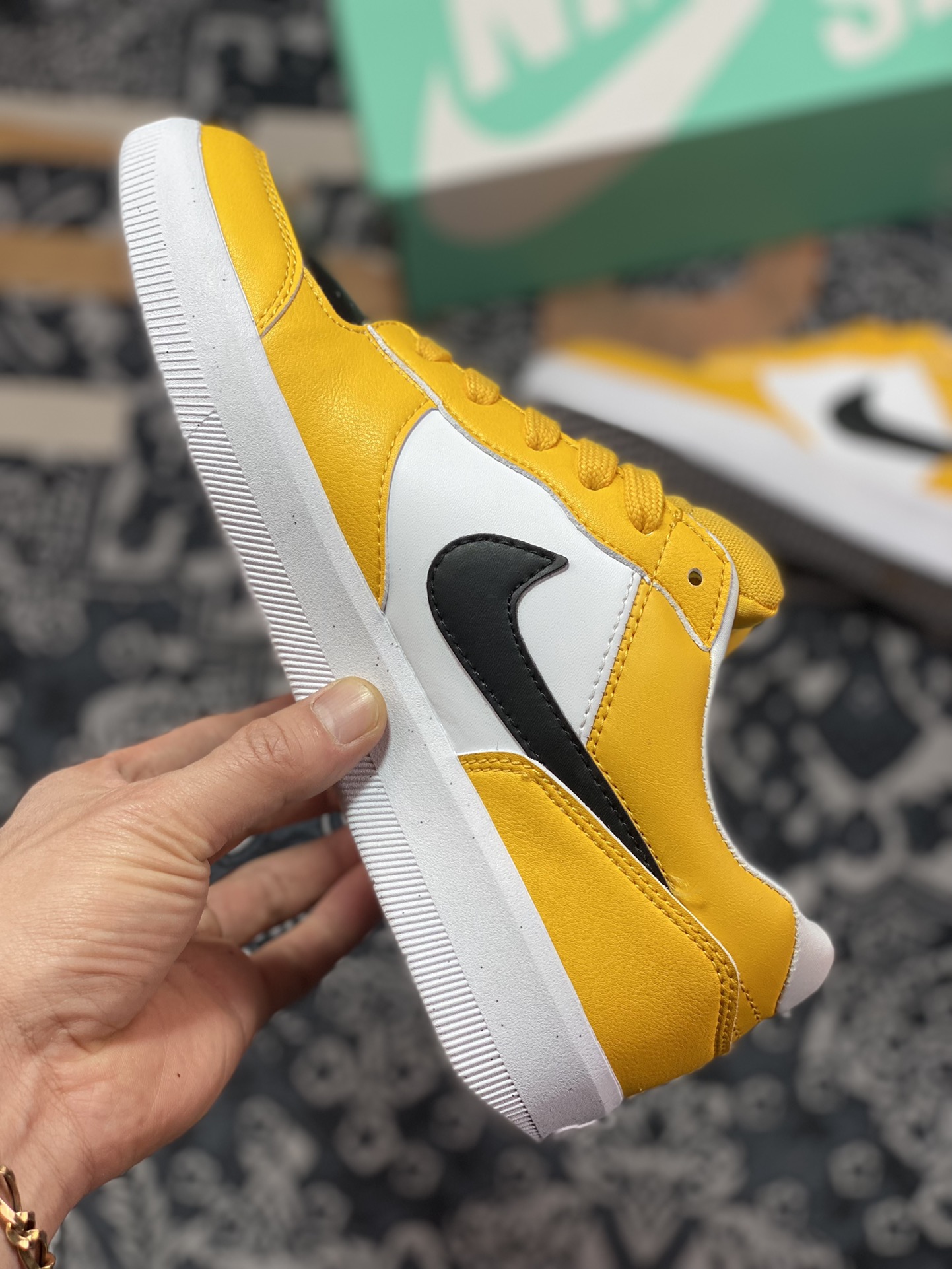150 Nike SB Forcce 58 白黑黄 复古休闲男女板鞋 DH7505-700