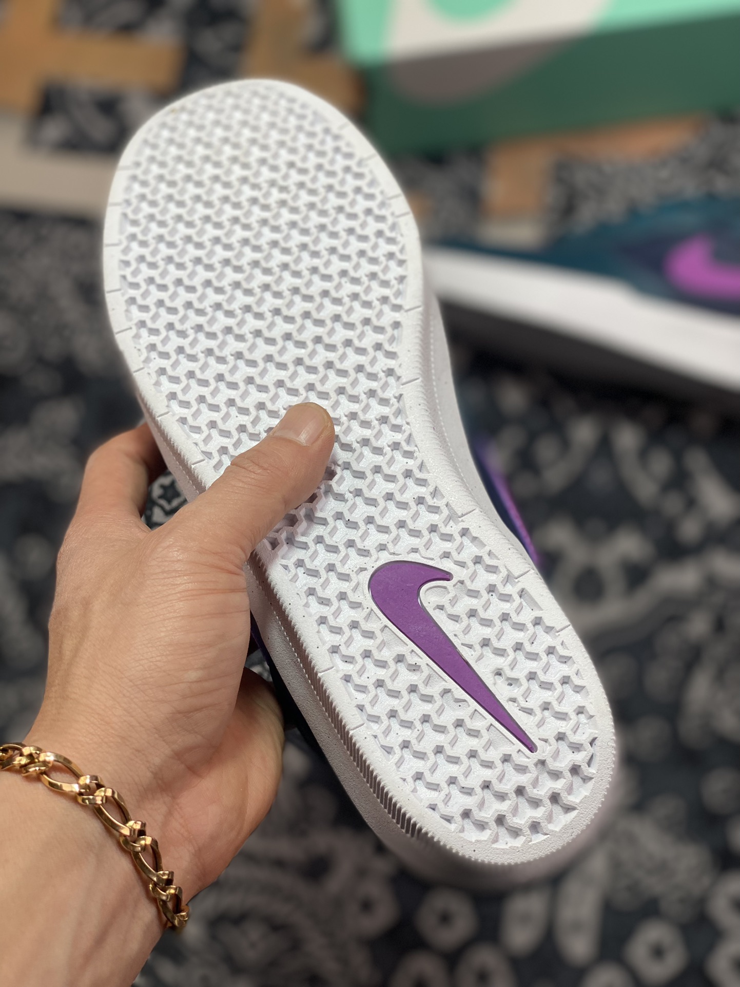 150 Nike SB Forcce 58 绿紫 复古休闲男女板鞋 DH7505-401