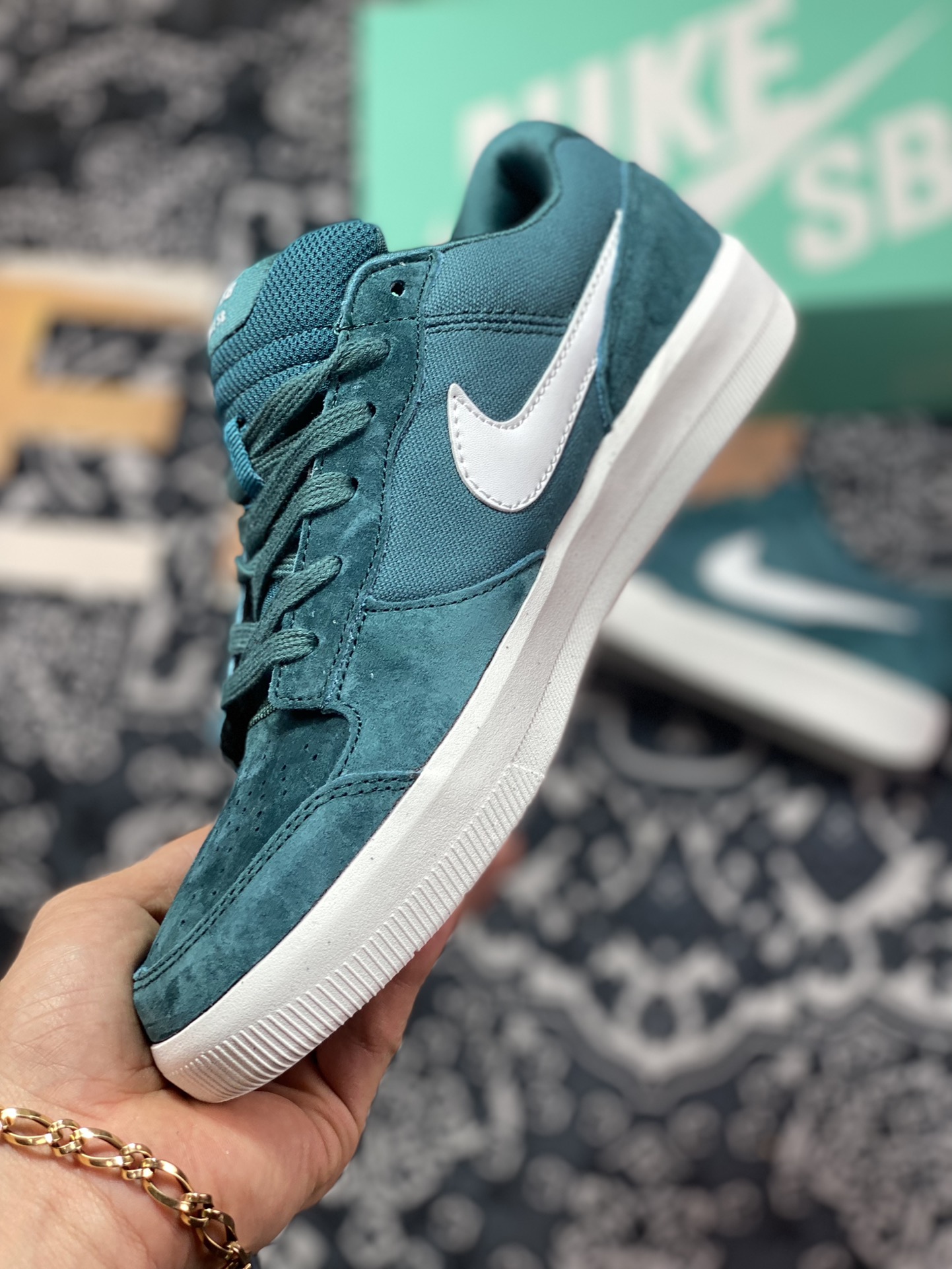 150 Nike SB Forcce 58 绿白 复古休闲男女板鞋CZ2909-005