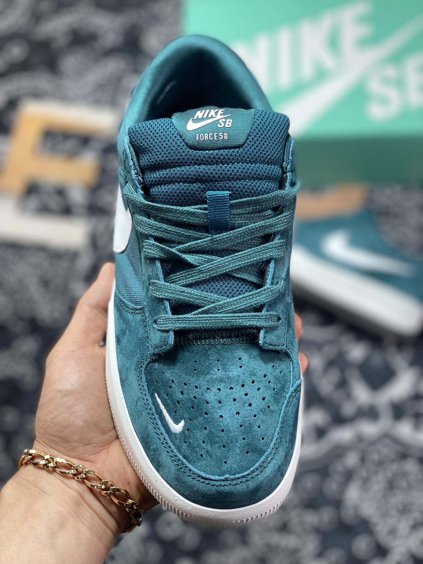 150 Nike SB Forcce 58 绿白 复古休闲男女板鞋CZ2909-005