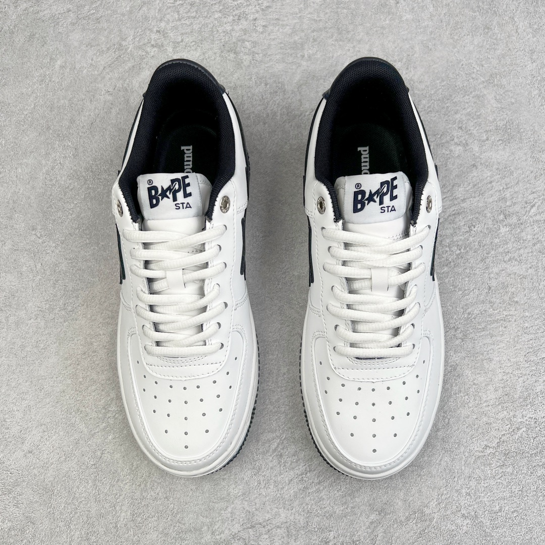 图片[2]-＃C版纯原 Bape Sta To Low 明星同款 猿人头经典漆皮低帮运动休闲板鞋 全套原纸板楦头开发 确保原汁原味 市场最完美低趴版型 一比一鞋头弧度高度鞋身弧度 外贸平台指定订单 匠心打造 开发时长超过半年 独家私模磨具冲刀加持 原厂特供皮料光泽色卡零偏差 内里均采用市场最好的超软原厂填充棉 原数据进口机台高频印压LOGO 最高QC检验标准 控制溢胶瑕疵 深浅定位均保持zp一致 中底嵌入Ortholite缓震材质 全套原包装 包含猿人logo 定制防尘袋 尺码：36 36.5 37 38 38.5 40 40.5 41 42 42.5 43 44 44.5 45 46-选品中心