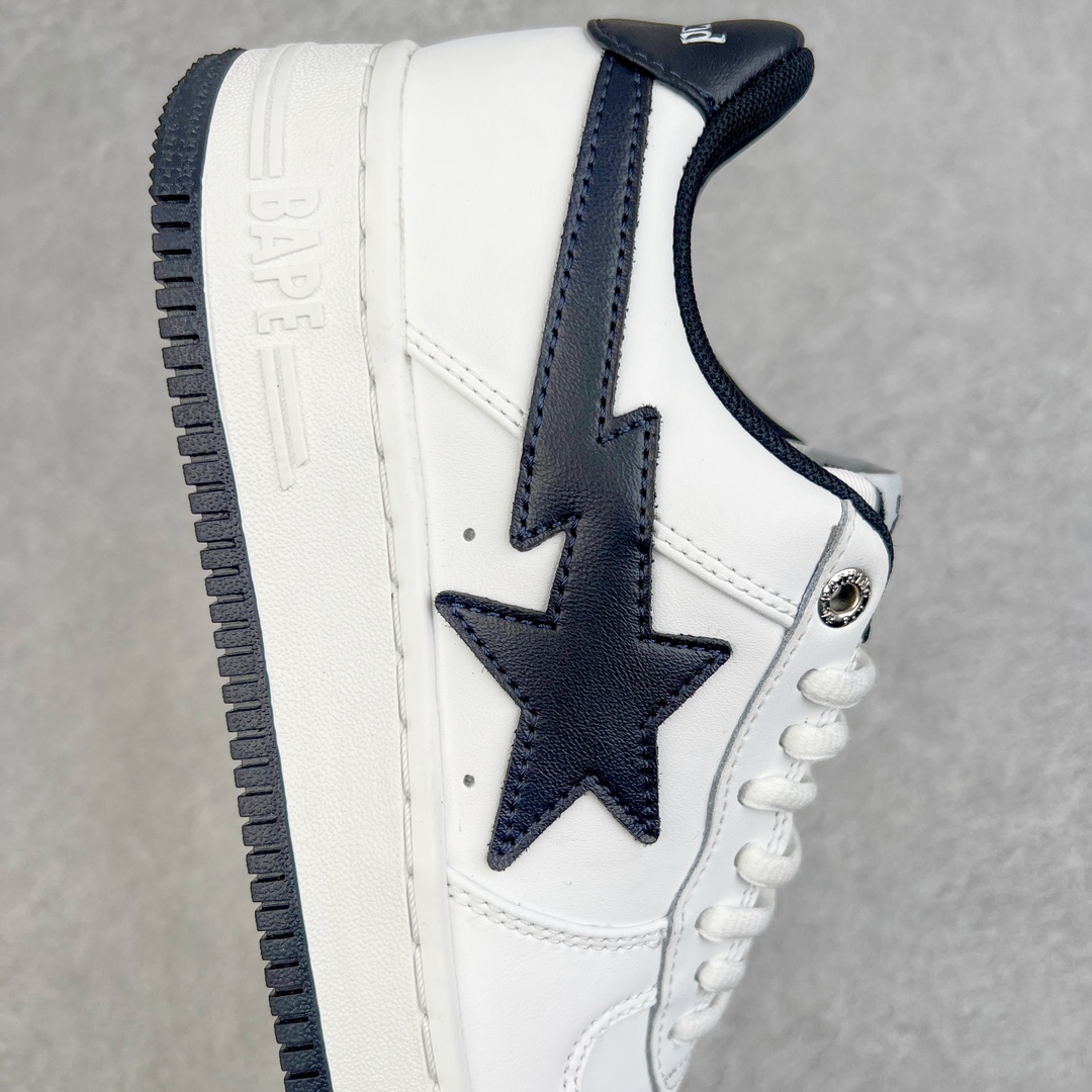 图片[6]-＃C版纯原 Bape Sta To Low 明星同款 猿人头经典漆皮低帮运动休闲板鞋 全套原纸板楦头开发 确保原汁原味 市场最完美低趴版型 一比一鞋头弧度高度鞋身弧度 外贸平台指定订单 匠心打造 开发时长超过半年 独家私模磨具冲刀加持 原厂特供皮料光泽色卡零偏差 内里均采用市场最好的超软原厂填充棉 原数据进口机台高频印压LOGO 最高QC检验标准 控制溢胶瑕疵 深浅定位均保持zp一致 中底嵌入Ortholite缓震材质 全套原包装 包含猿人logo 定制防尘袋 尺码：36 36.5 37 38 38.5 40 40.5 41 42 42.5 43 44 44.5 45 46-选品中心