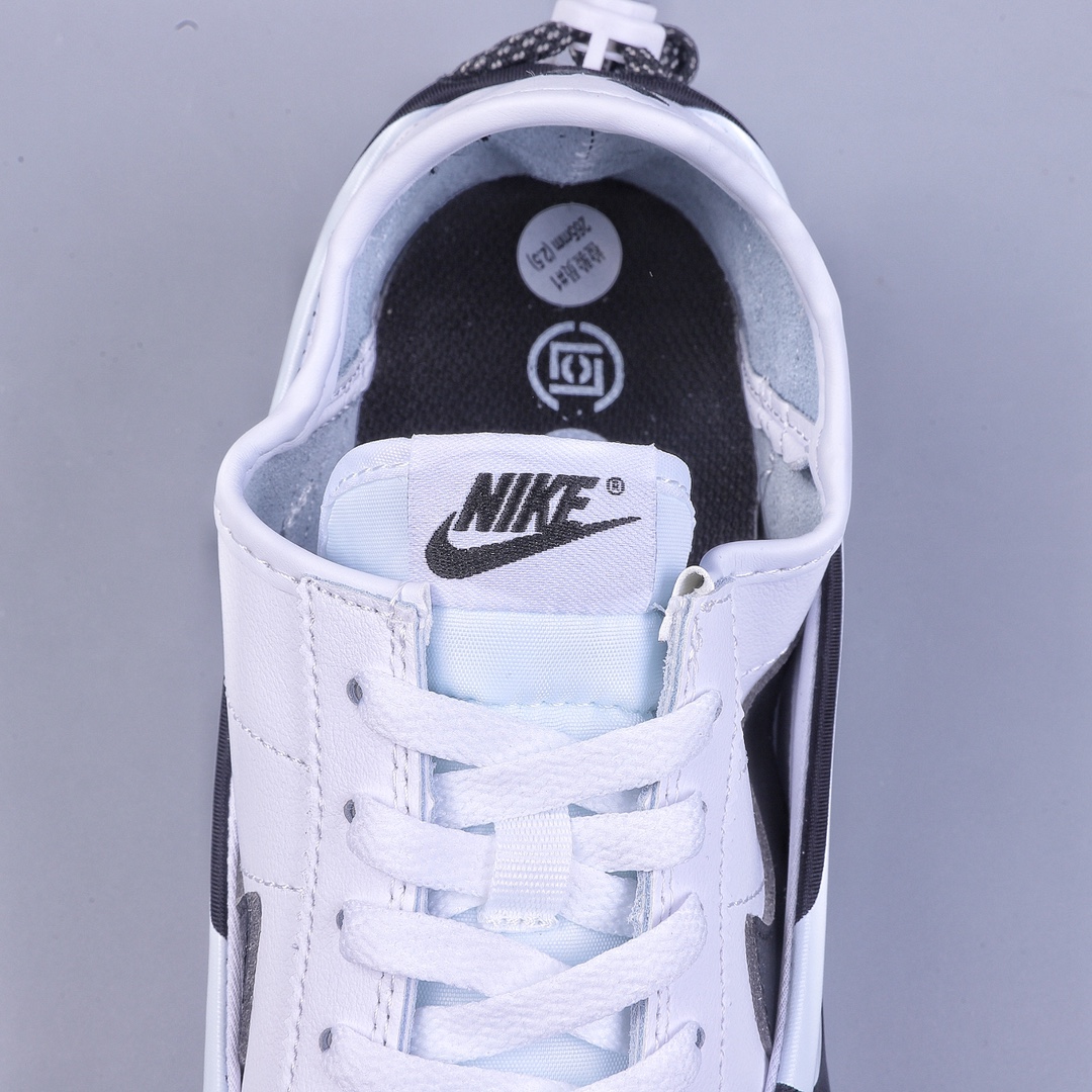 260 陈冠希Clot x Nike Clotez 三合一 太极阴阳 可拆卸潮流复古跑步功夫鞋 联名黑白 DZ3239-002