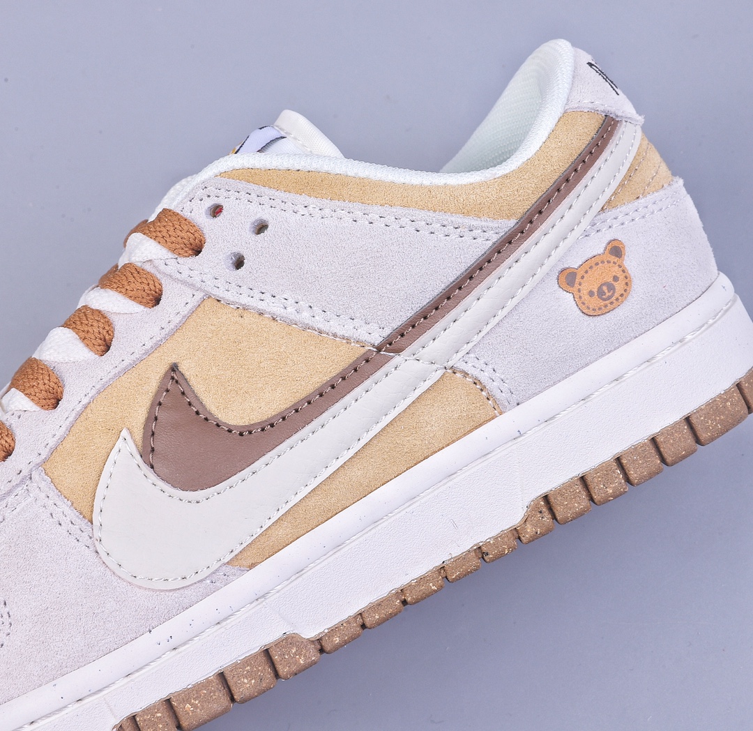200 S版Nike SB Dunk Low SE 小熊饼干 棕白 DO9457-100
