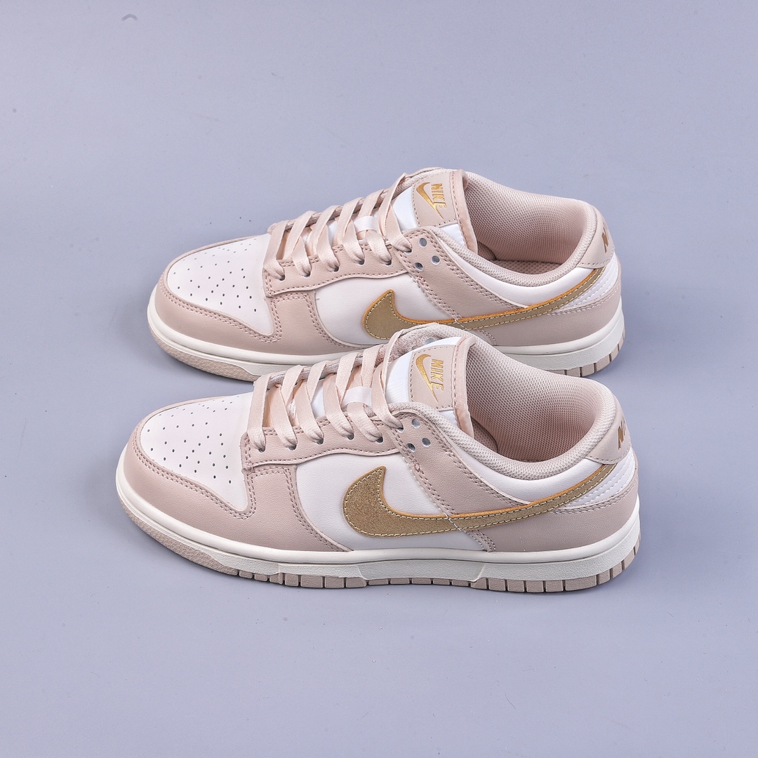 200 Nike Dunk Low ”Gold Swoosh” 奶茶金钩 DX5930-001