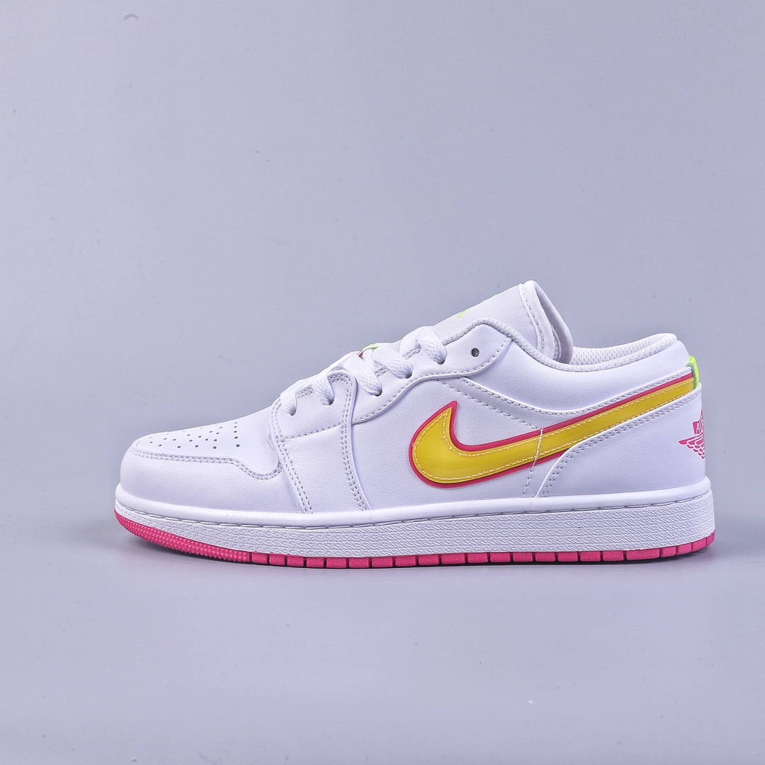 200 Air Jordan 1 Low 白黄糖果 目前市售最高品质CV4610-100