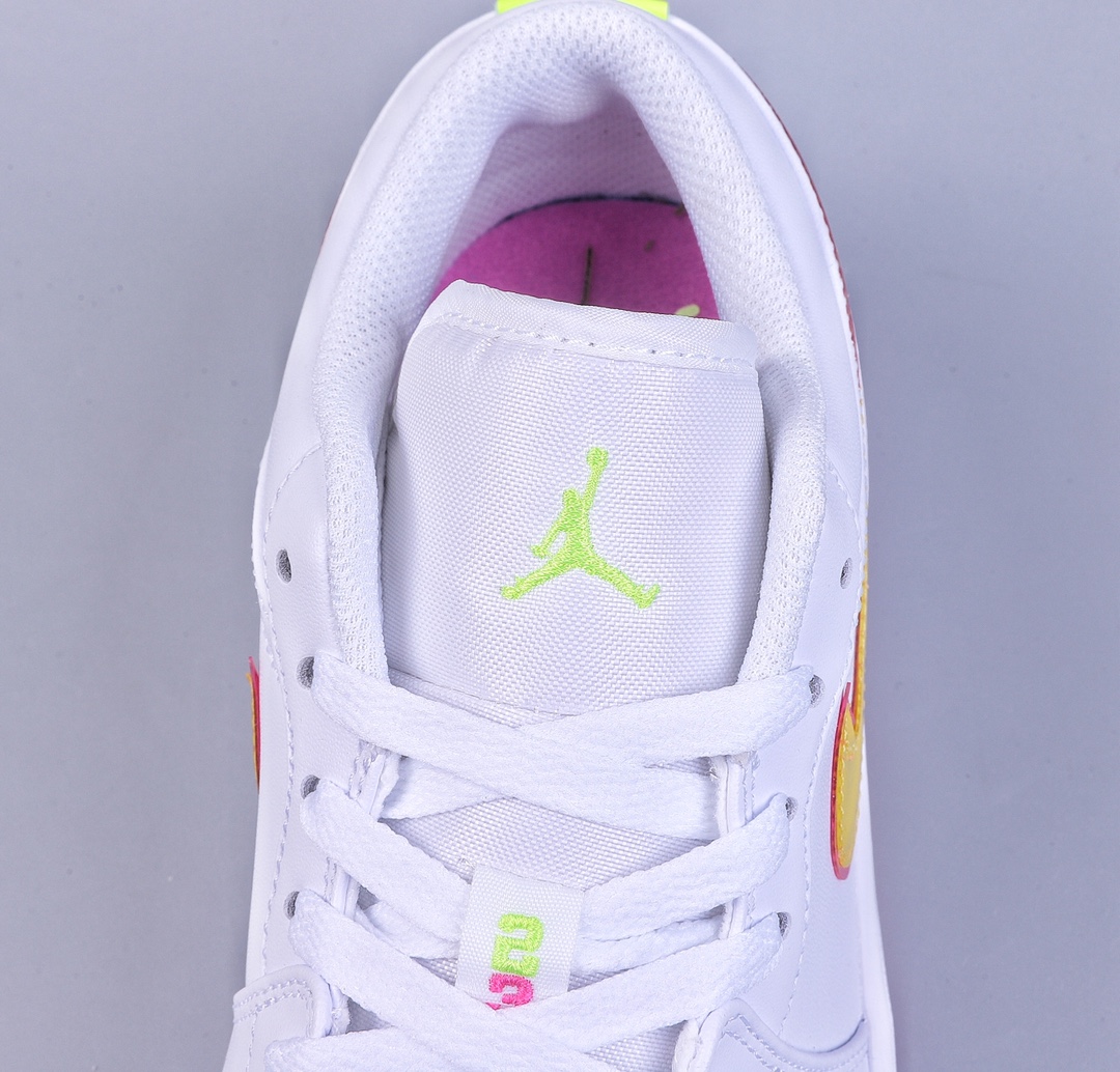 200 Air Jordan 1 Low 白黄糖果 目前市售最高品质CV4610-100