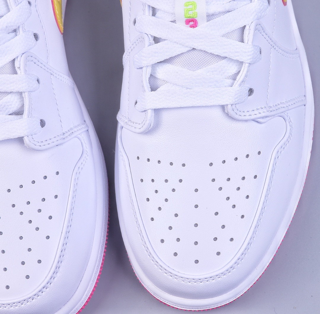 200 Air Jordan 1 Low 白黄糖果 目前市售最高品质CV4610-100