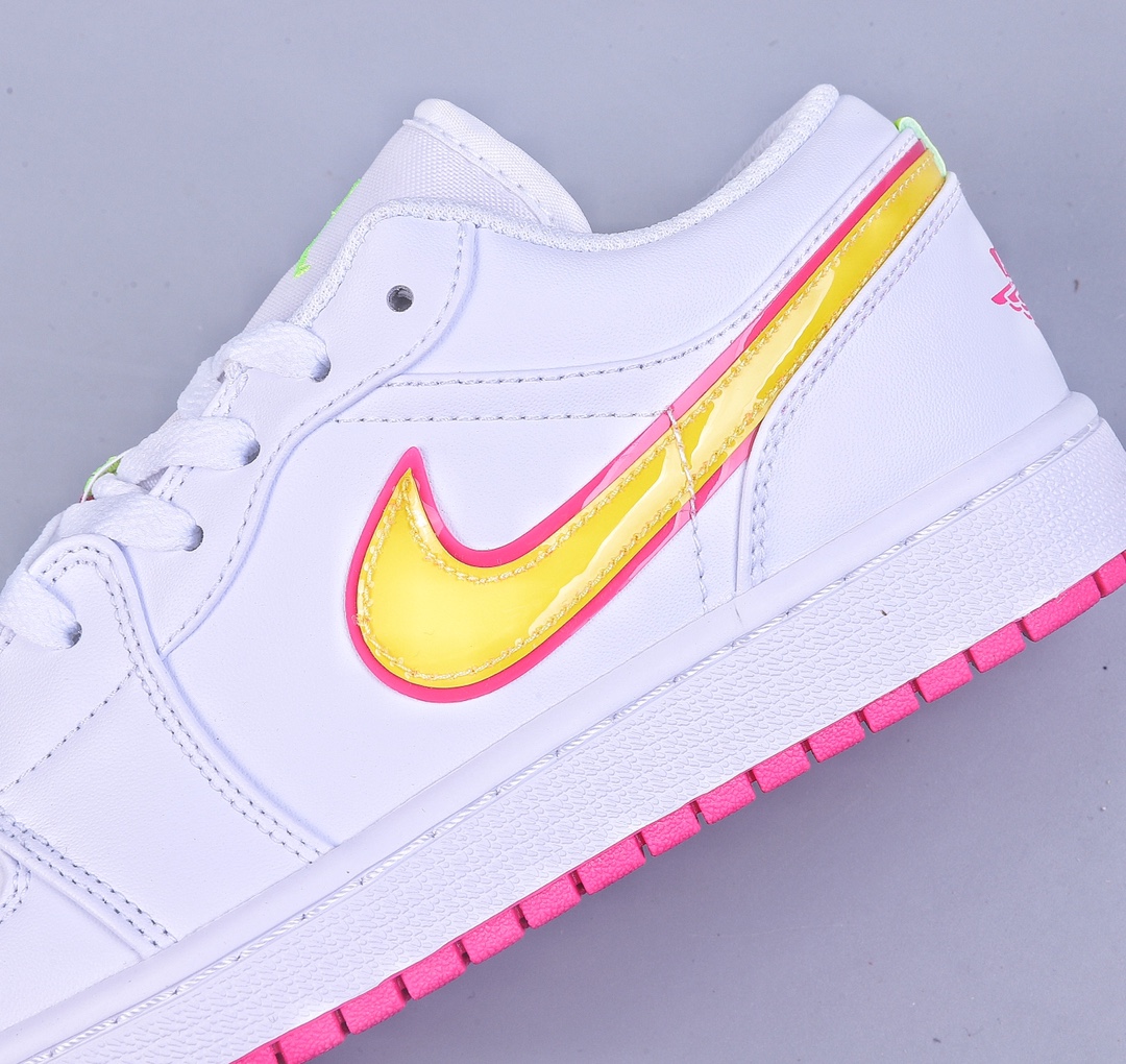 200 Air Jordan 1 Low 白黄糖果 目前市售最高品质CV4610-100