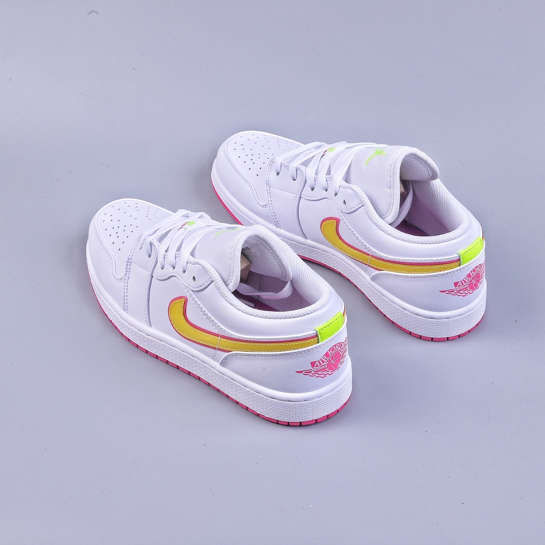 200 Air Jordan 1 Low 白黄糖果 目前市售最高品质CV4610-100