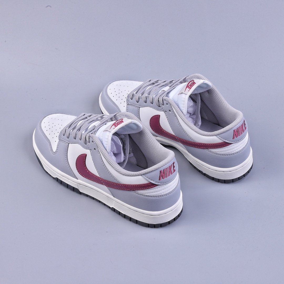 300 Ｃ版Nike SB Dunk Low RETRO ”Grey White” 灰酒红 DD1503-122