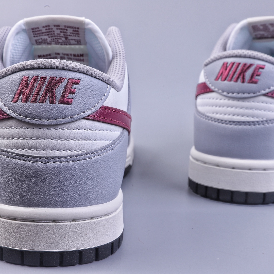 300 Ｃ版Nike SB Dunk Low RETRO ”Grey White” 灰酒红 DD1503-122