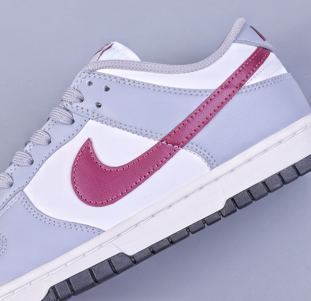 300 Ｃ版Nike SB Dunk Low RETRO ”Grey White” 灰酒红 DD1503-122