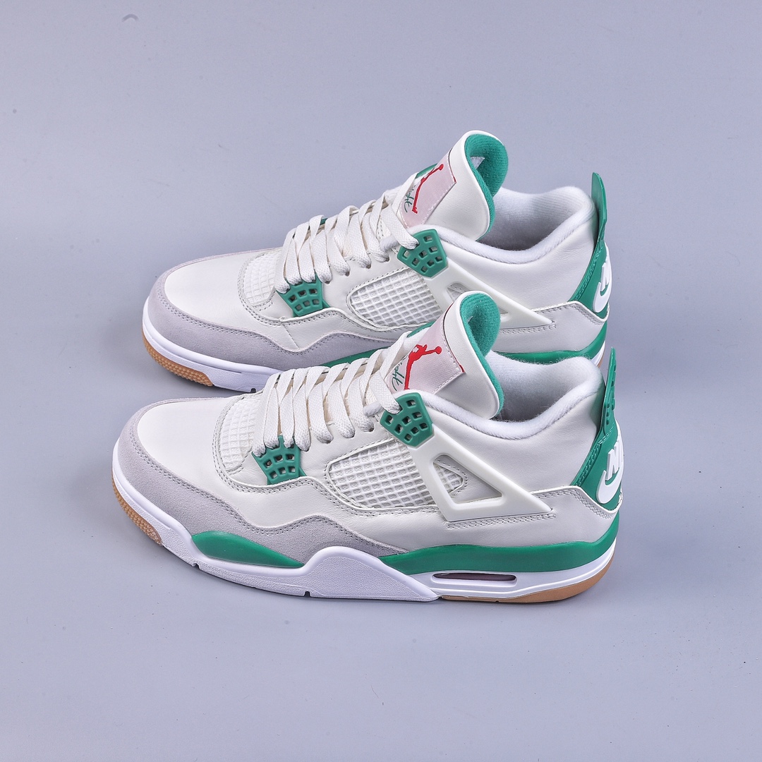 W version Air Jordan 4 Retro Jordan 4 ”Pine Green” replica turquoise joint DR5415-103