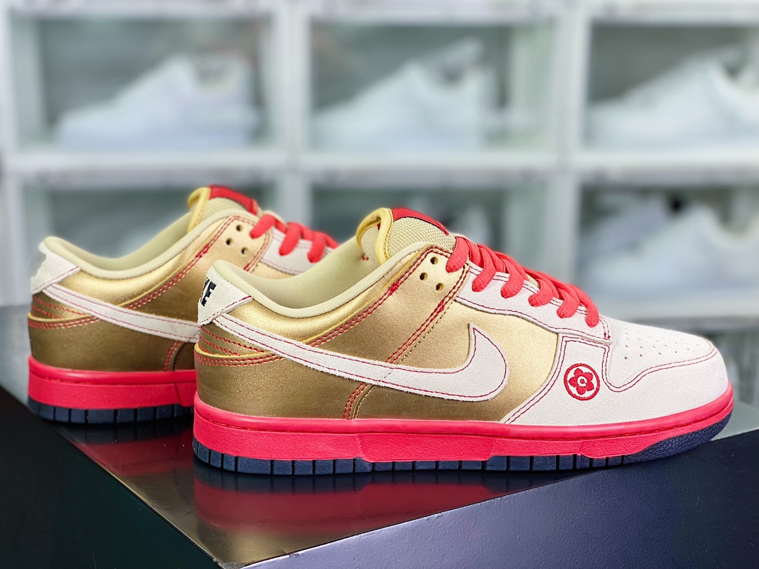 SB Dunk Low Pro”Money Cat”扣篮系列低帮休闲运动滑板板鞋“金色招财猫”304292-771