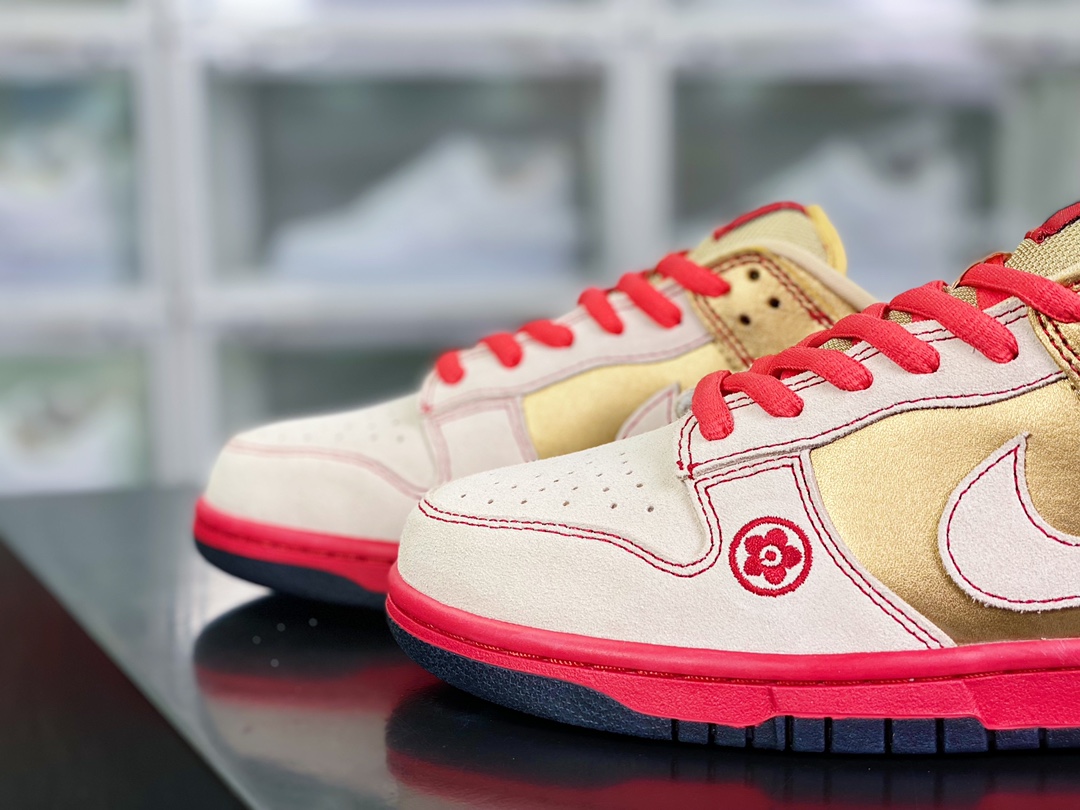 SB Dunk Low Pro”Money Cat”扣篮系列低帮休闲运动滑板板鞋“金色招财猫”304292-771