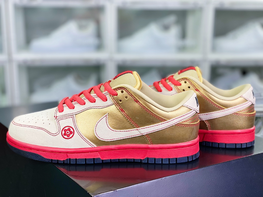 SB Dunk Low Pro”Money Cat”扣篮系列低帮休闲运动滑板板鞋“金色招财猫”304292-771