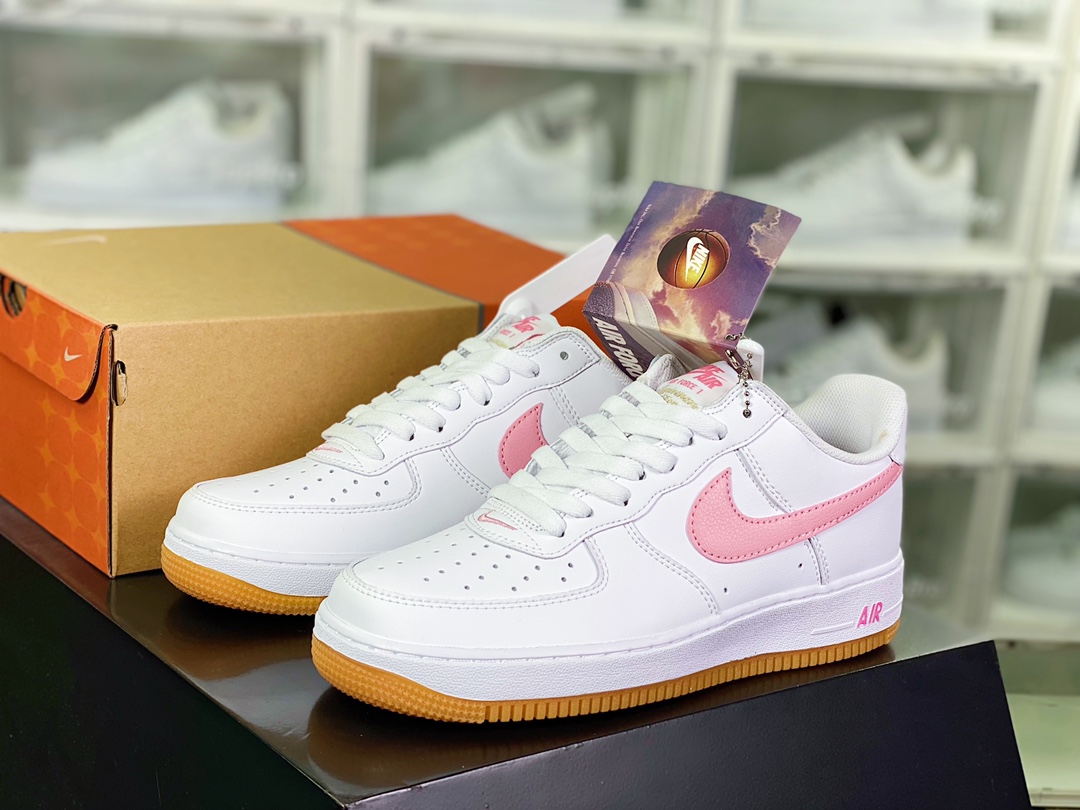 Air Force 1’07 Low Retro”Color of the Month/Pink Gum”空军一号“周年版白浅粉生胶底”DM0576-101