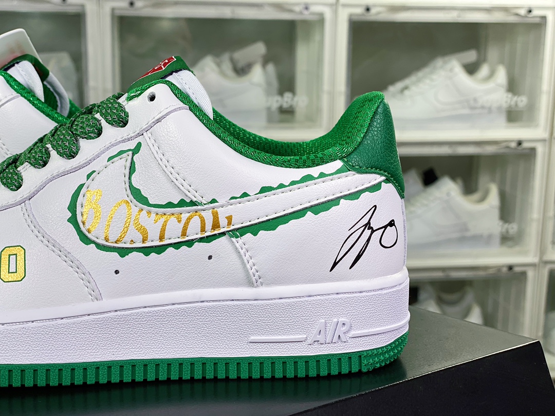 Air Force 1Low '07 LV8”Jayson Tatum 0”空军一号低帮“白绿金塔图姆”NK9700-131
