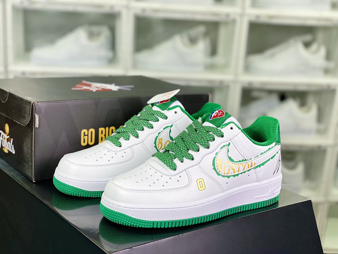 Air Force 1Low ’07 LV8”Jayson Tatum 0”空军一号低帮“白绿金塔图姆”NK9700-131