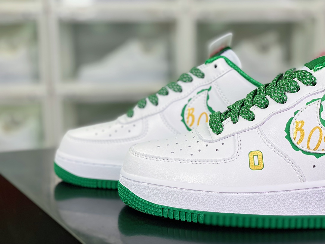 Air Force 1Low '07 LV8”Jayson Tatum 0”空军一号低帮“白绿金塔图姆”NK9700-131