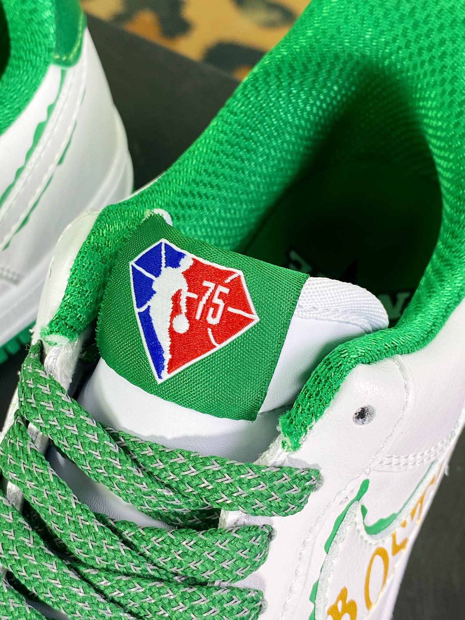 Air Force 1Low '07 LV8”Jayson Tatum 0”空军一号低帮“白绿金塔图姆”NK9700-131