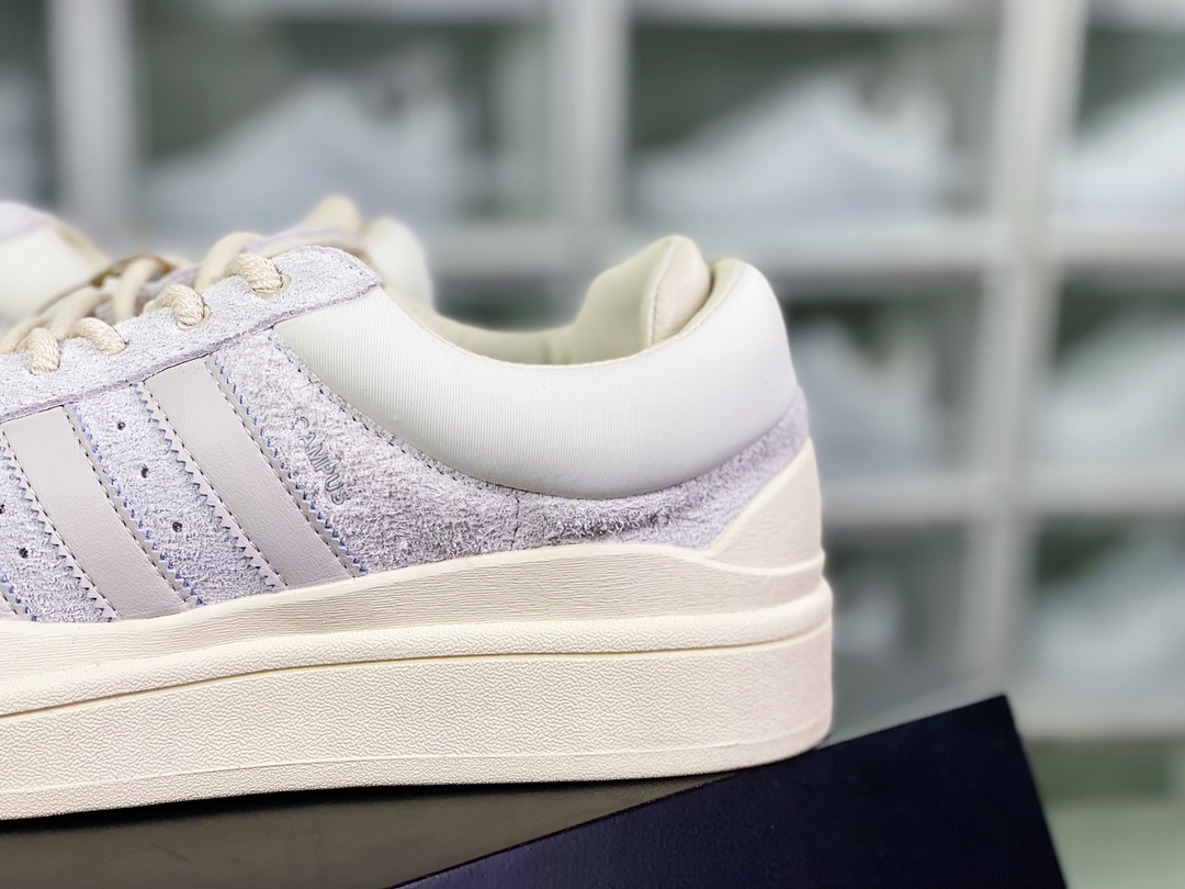 Bad Bunny x 【Adidas】 Campus Light ”Cloud White” College Light Series Low Top FZ5823