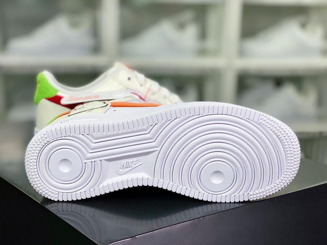 ir Force 1'07 Low GS”Year of the Rabbit”空军一号经典低帮百搭休闲运动板鞋“兔年米白红”FD9912-181 尺码：36 36.5 37.5 38 38.5 39 40 40.5 41 42 42.5 43 44 44.5 45 条码编码：m