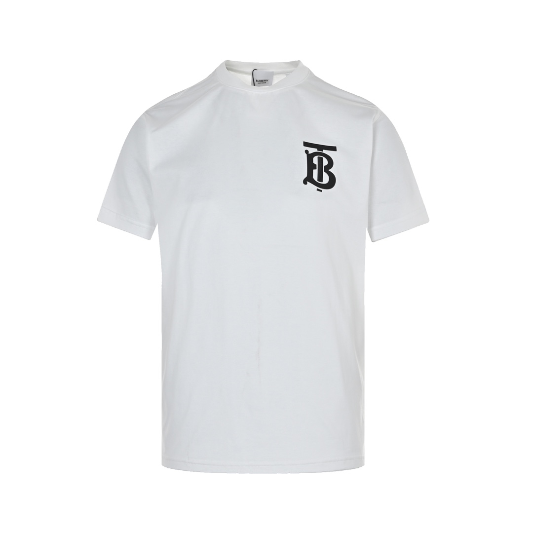 Burberry/巴宝莉 经典胸口压胶TB字母短袖