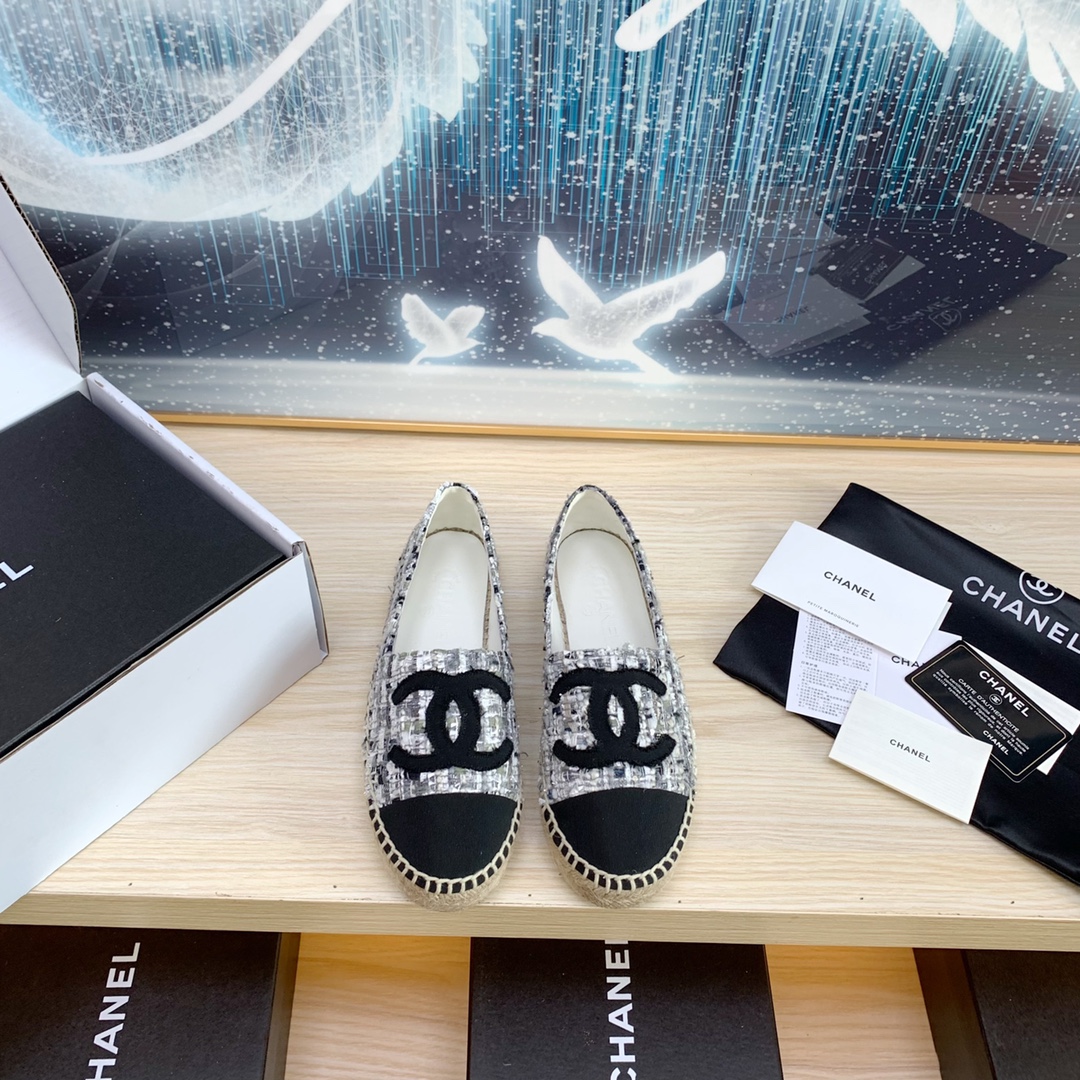 Chanel Shoes Espadrilles 1:1 Replica
 White Spring/Summer Collection