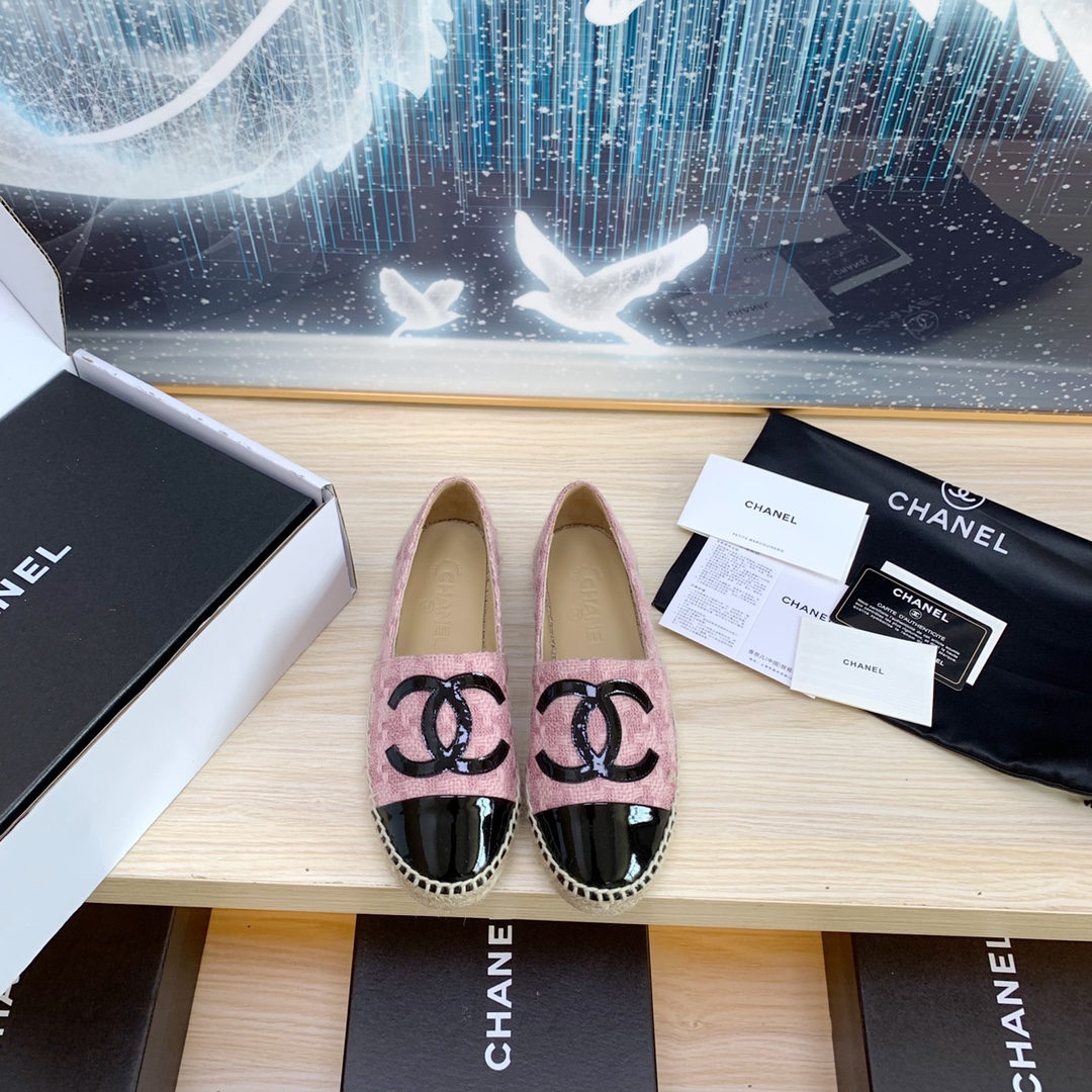 Perfect Replica
 Chanel Shoes Espadrilles Sell High Quality
 White Spring/Summer Collection