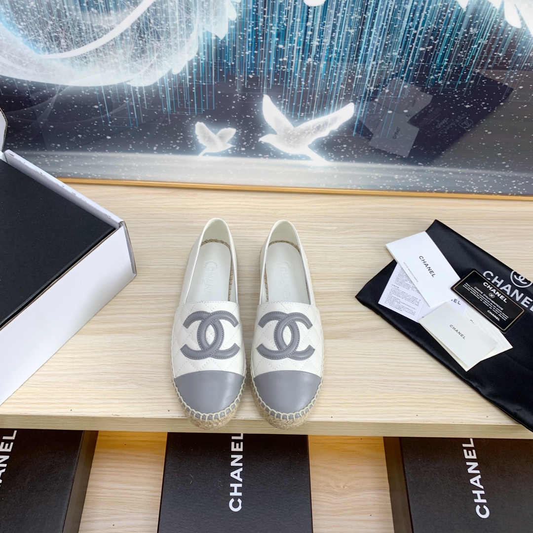 Chanel Shoes Espadrilles White Spring/Summer Collection