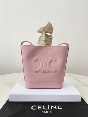 Celine Bucket Bags Pink Spring Collection Mini