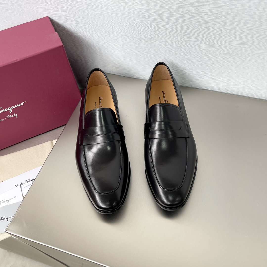Ferragamo Haute Couture Classic Luxury Leather Shoe Ref.37992D8C 2